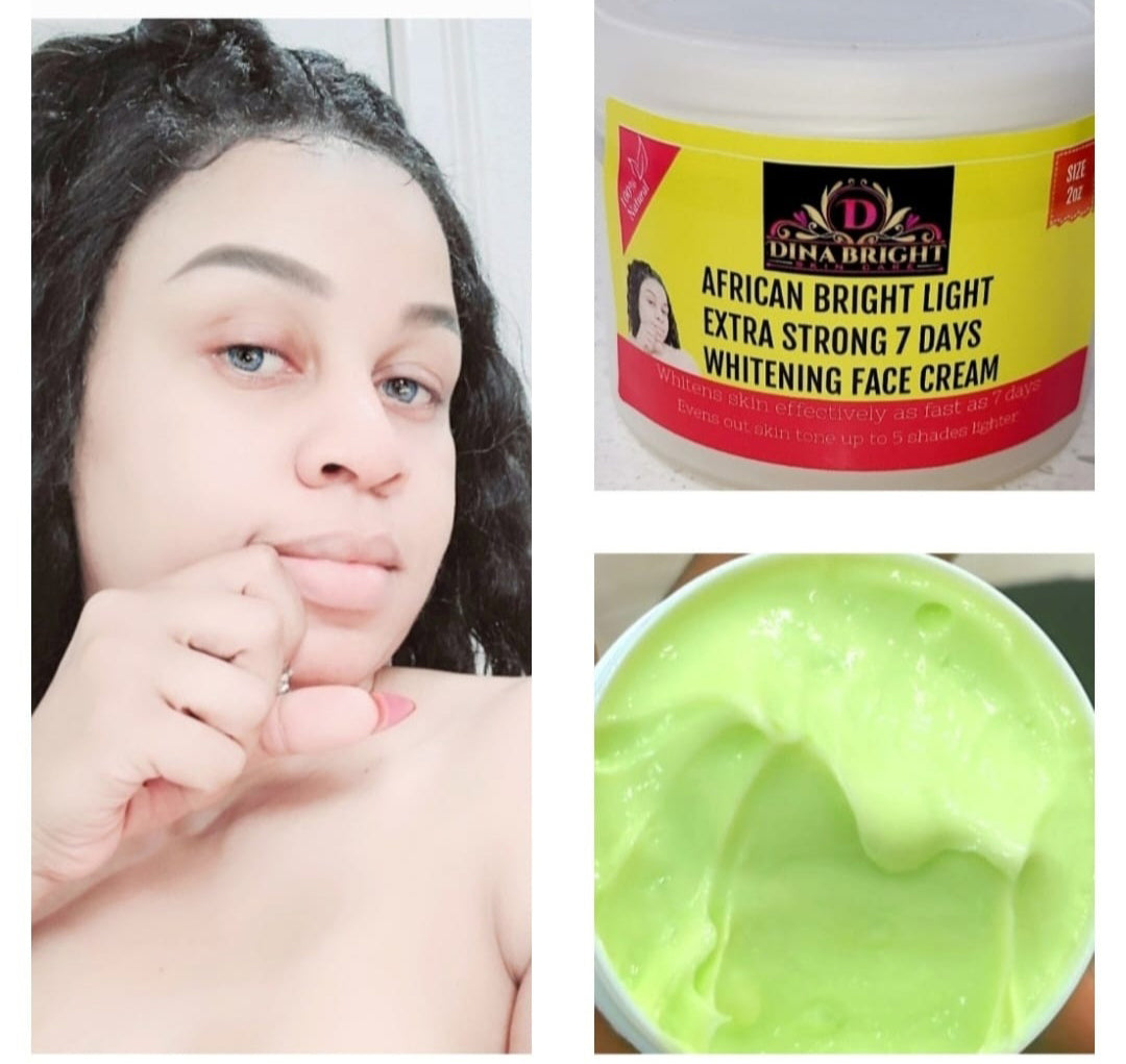 AFRICAN BRIGHT LIGHT EXTRA STRONG 7DAYS WHITENING FACE CREAM BEST SELL