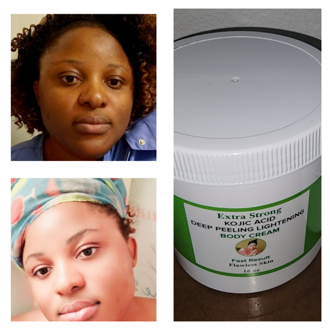 EXTRA STRONG WHITENING BODY CREAM 16oz Dina Bright Skin Care