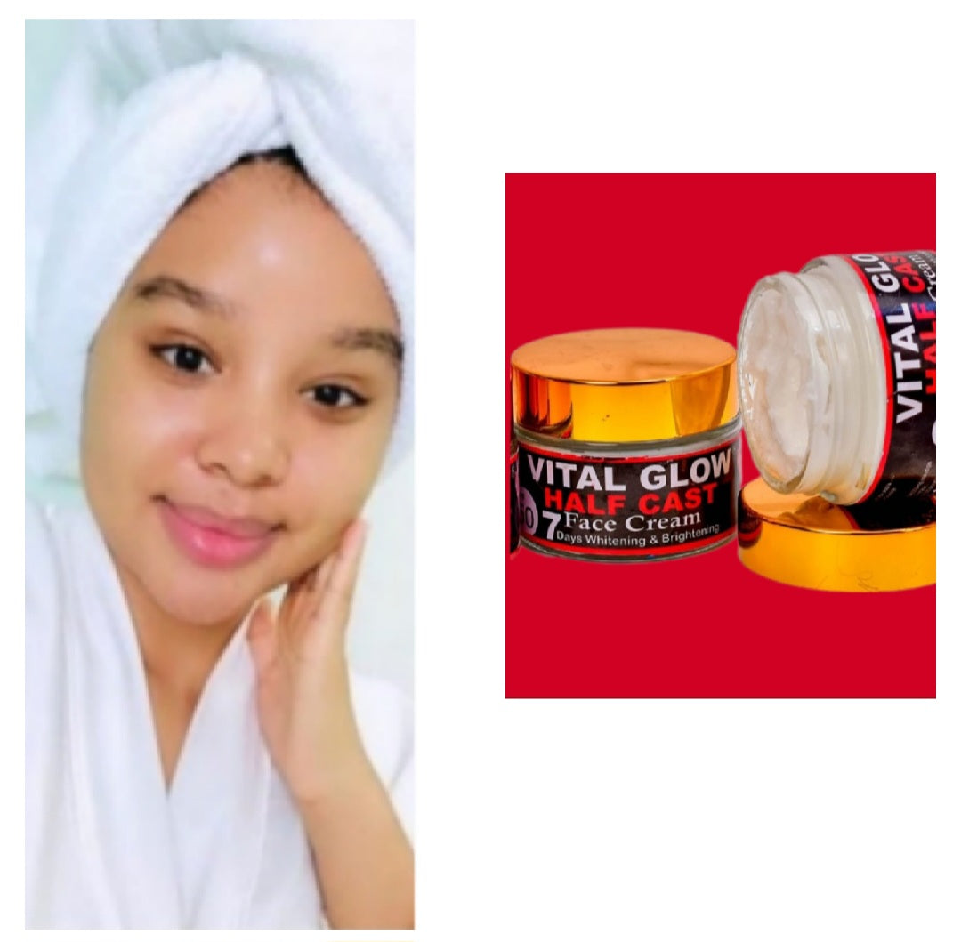VITAL GLOW HALF CAST 7DAYS WHITENING FACE CREAM.
