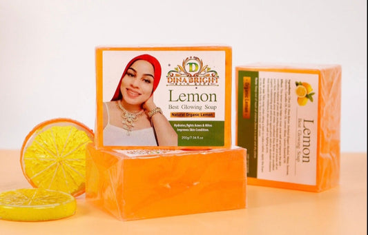 LEMON GLOWING SOAP FACE & BODY.