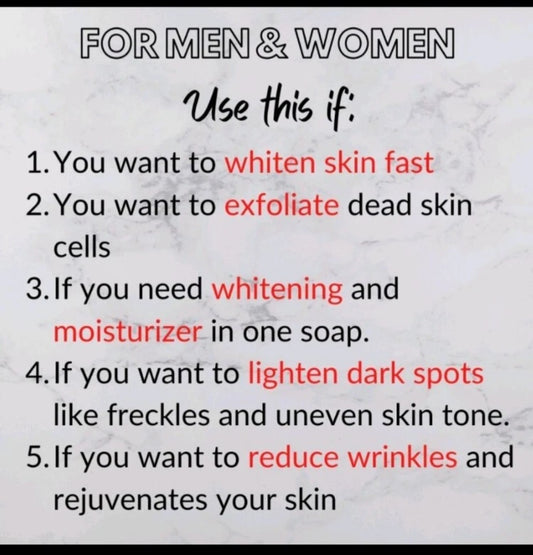 10x STRONG WHITENING SOAP.
