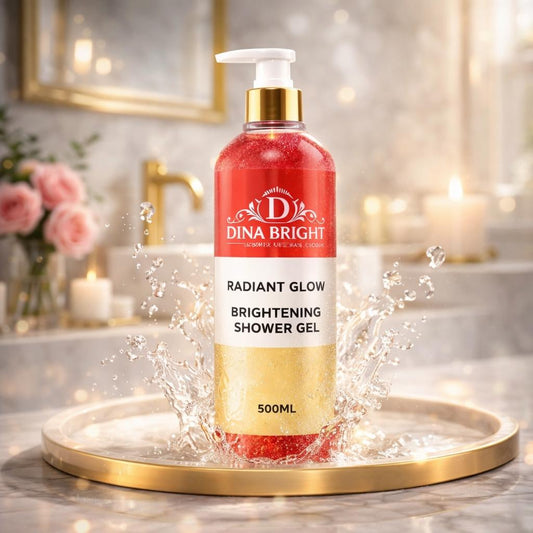 RADIANT GLOW BRIGHTENING SHOWER GEL.