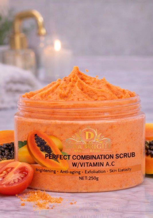 PERFECT WHITENING PAPAYA  SCRUBS.