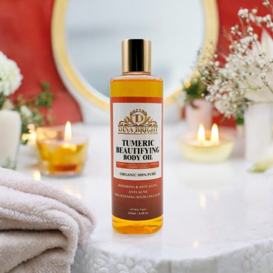 TUMERIC WHITENING BODY OIL.