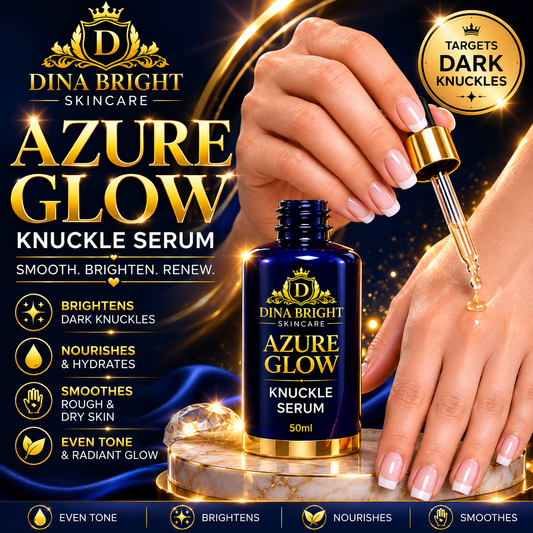 AZURE GLOW™ KNUCKLE SERUM | BRIGHTEN DARK KNUCKLES & EVEN SKIN TONE.