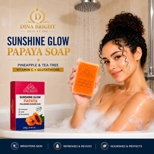 SUNSHINE GLOW PAPAYA SOAP.
