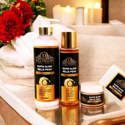 RAPID GLOW BELLE PEAU WHITENING SETS.