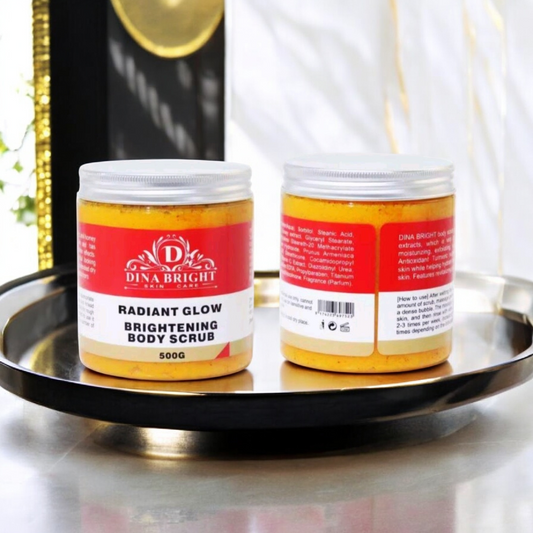RADIANT GLOW BRIGHTENING BODY SCRUBS.