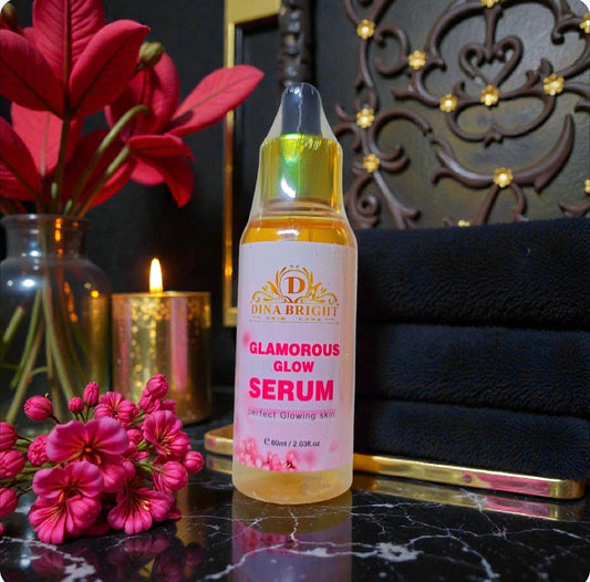 GLAMOUROUS GLOW WHITENING SERUM.
