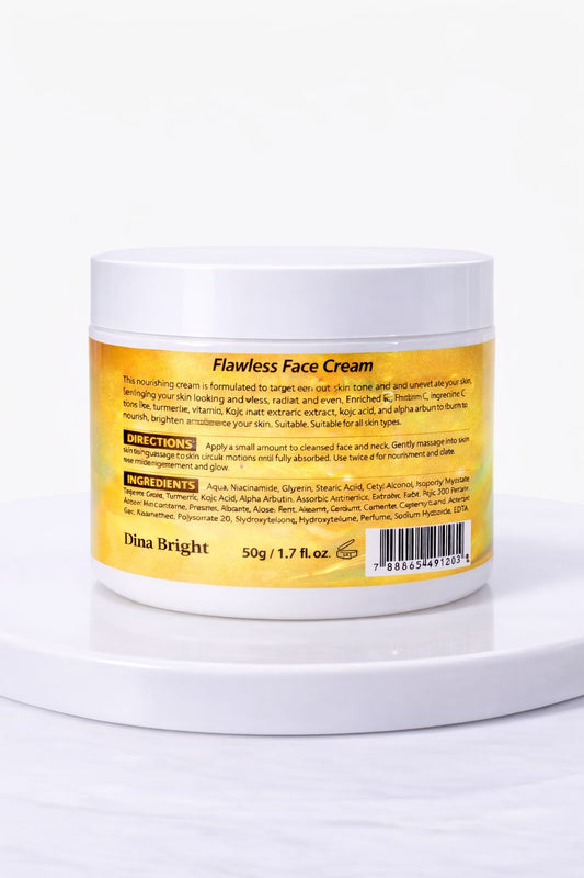 FLAWLESS STRONG WHITENING FACE CREAM.