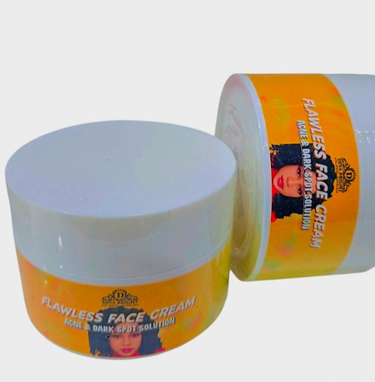 FLAWLESS STRONG WHITENING FACE CREAM.