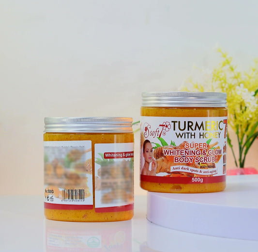 TUMERIC HONEY SUPER WHITENING SCRUBS.